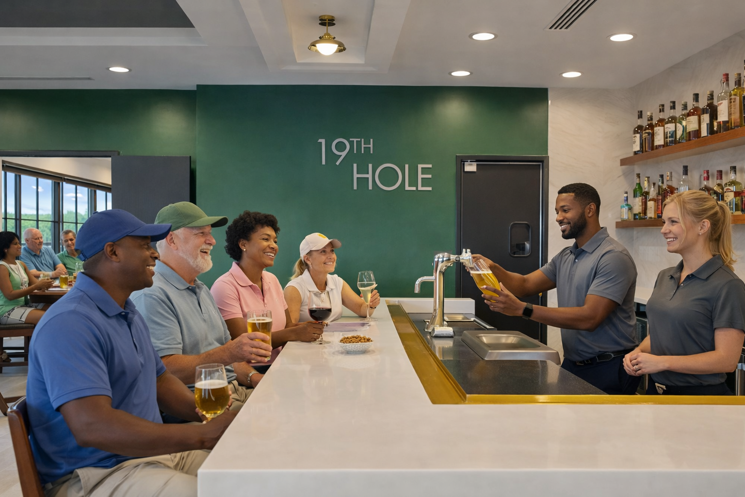 Enjoy the 19th Hole at Tanglewood Bar