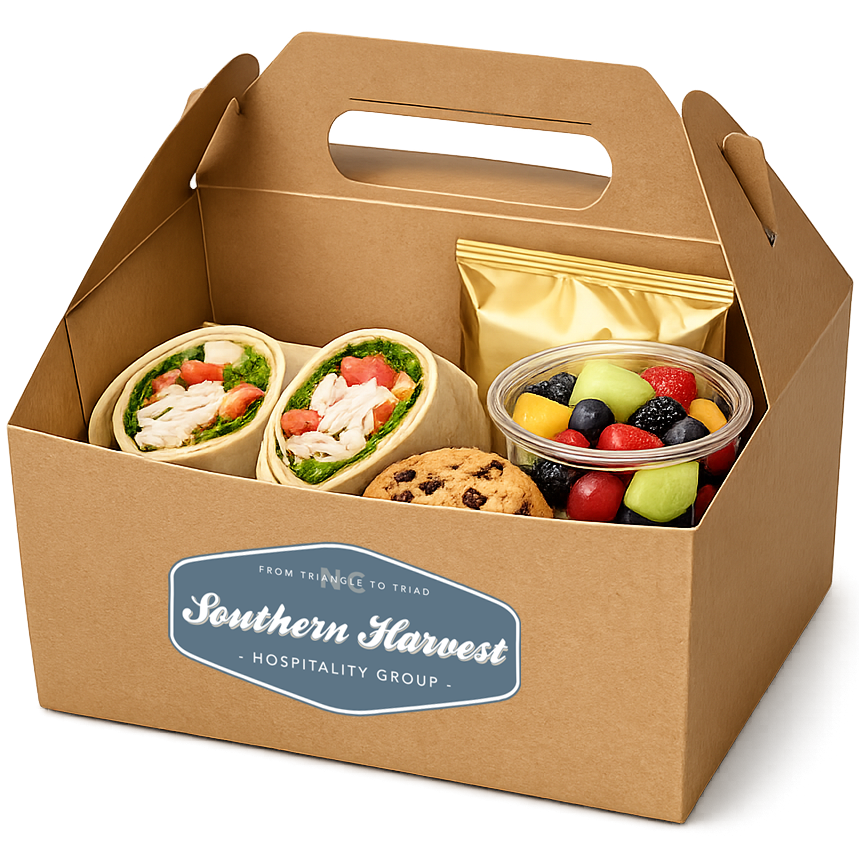 Southern Harvest Box Lunch Menu